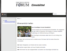 Tablet Screenshot of ff-eimsbuettel.freiwilligenforum.de